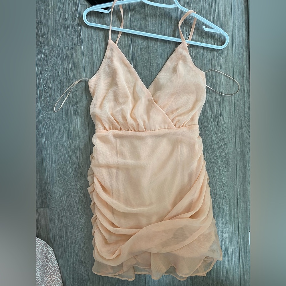 Peach Dress